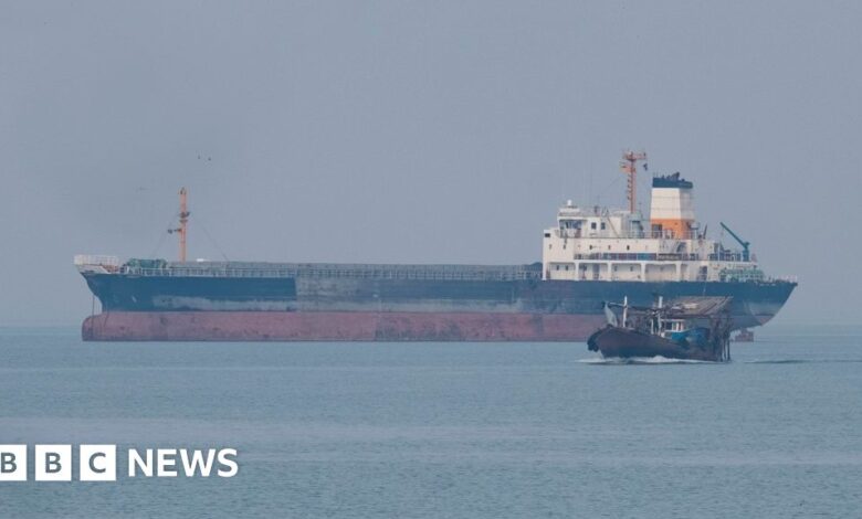 Search continues for missing crew of capsized oil tanker