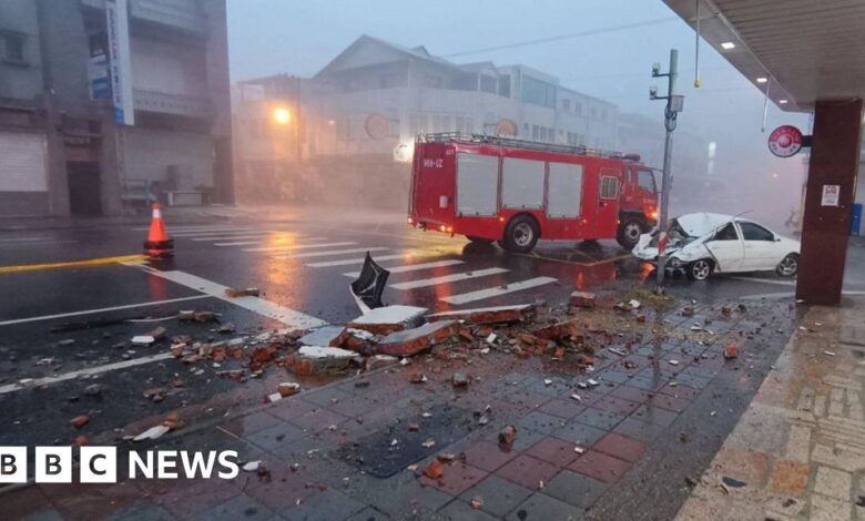 Three dead as Typhoon Gaemi hits Taiwan