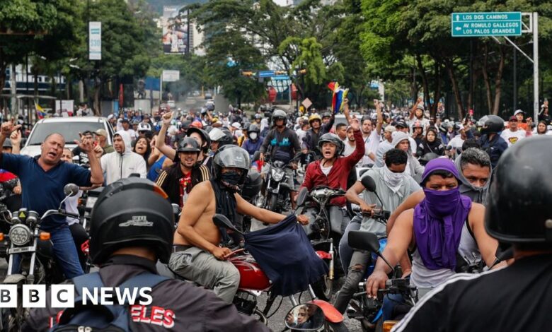 Statues toppled and armed police deployed