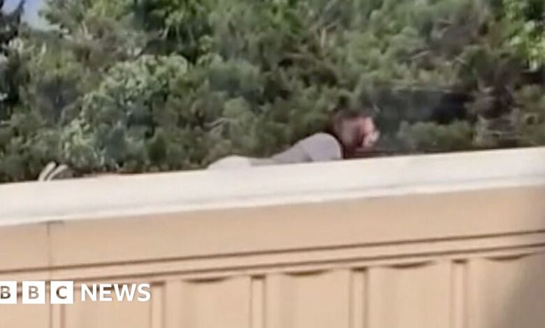 Video shows Trump's sniper on the roof