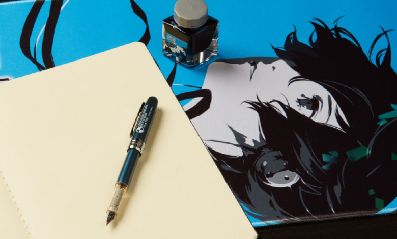 persona 3 reload fountain pen header