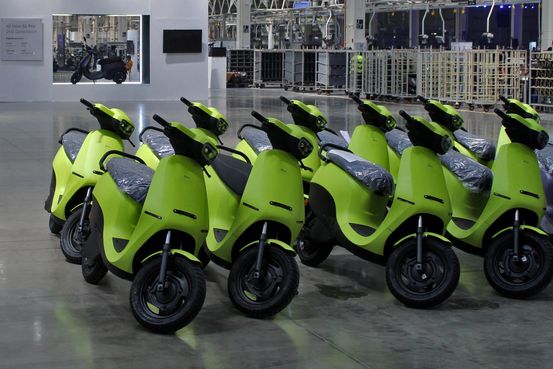 Indian electric vehicle maker Ola Electric soars in trading debut