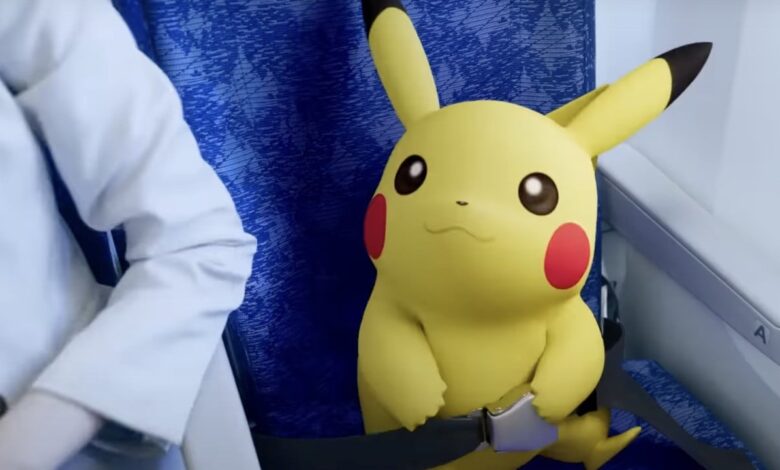 Random: Pokémon and All Nippon Airways collaborate on airline safety video