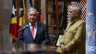 In Timor-Leste, Guterres celebrates past unity and looks to the future