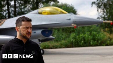 Ukrainian F-16 destroyed in Russian attack, BBC reports