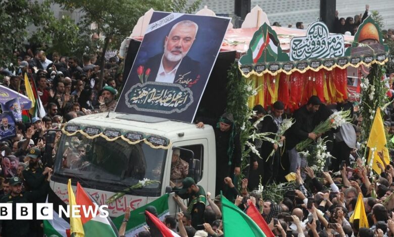 Funeral of Hamas leader Ismail Haniyeh attracts large crowds in Iran