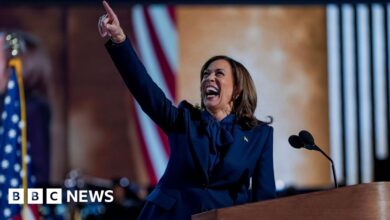 Kamala Harris gives the most important speech of her career