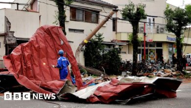 Typhoon Shanshan causes widespread disruption in Japan