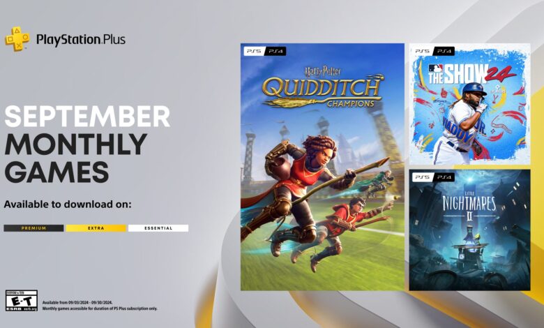 PlayStation Plus Monthly Games for September: Quidditch Champions, MLB The Show 24, Little Nightmares II