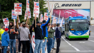 Boeing begins furloughing 'large number' of employees amid strike