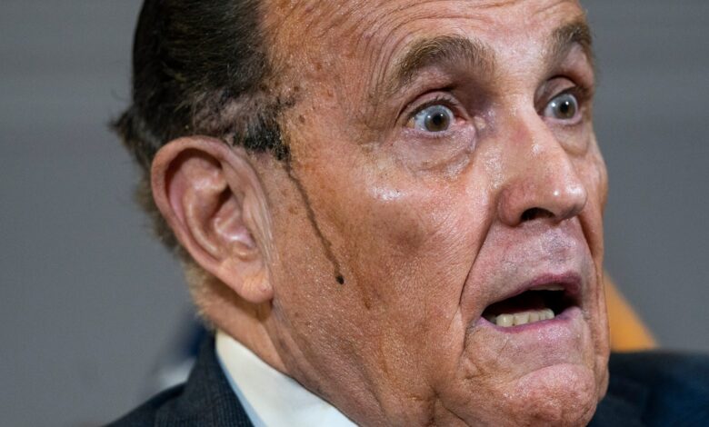 Rudy Giuliani hit bottom for the 967,345th time