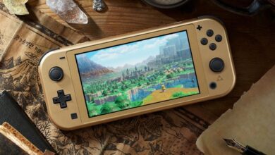 Zelda-Themed Switch Lite 'Hyrule Edition' Spotted at PAX West 2024