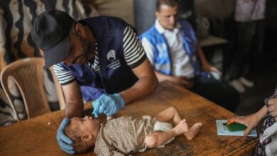 UN officials reiterate calls for peace as polio vaccination campaign in Gaza gets underway