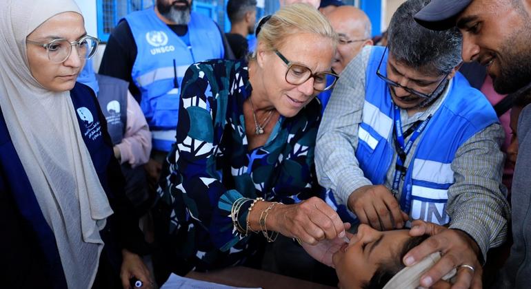 Gaza: Polio vaccination campaign moves to southern areas