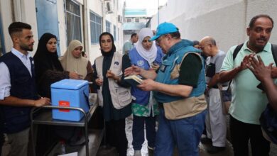 Gaza: 160,000 more children vaccinated against polio in southern Gaza