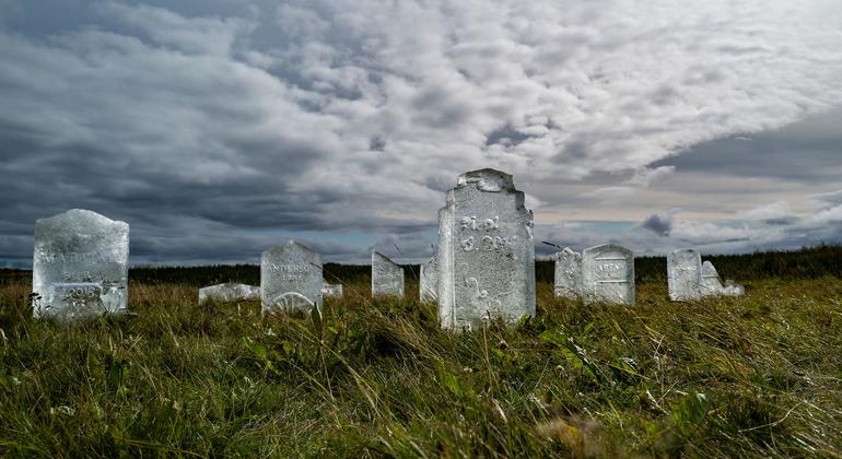 Climate change: 'Glacier graveyard' exposes existential threat of melting ice