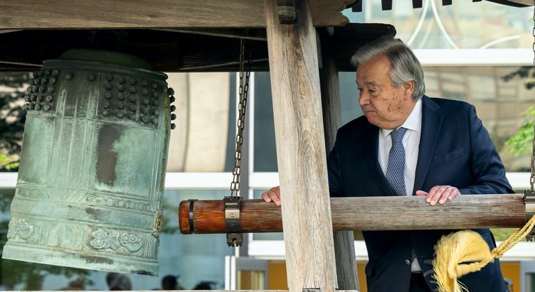 Guterres calls for 'culture of peace' and global solidarity as crisis mounts