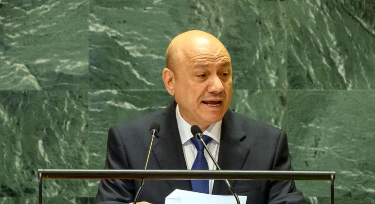 Adding pressure to dry up funding for Houthi militias, Yemeni leader tells UN