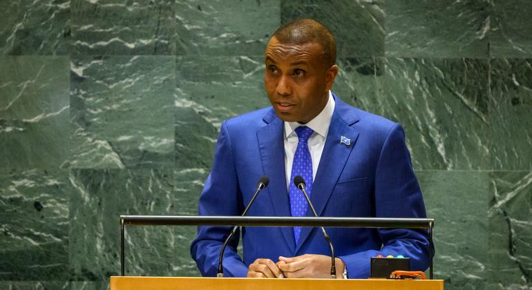 Somali leader tells UN that today's challenges are 'opportunities for transformation'