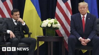 Trump and Zelensky meet in New York amid Republican anger