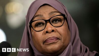 Tanzanian President Samia Suluhu Hassan condemns the killing