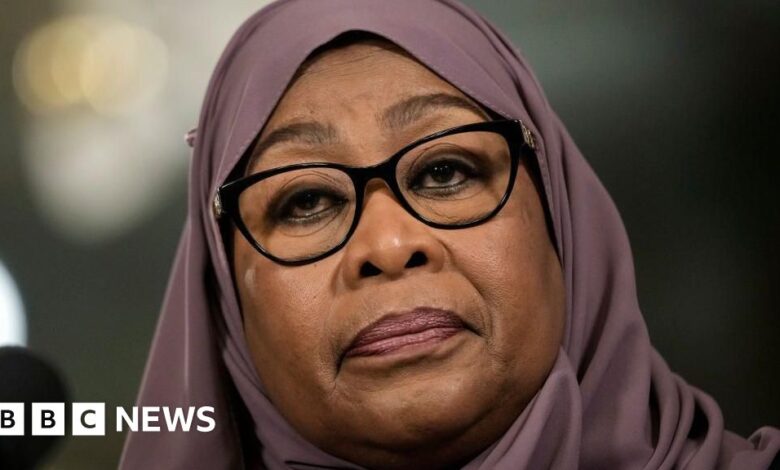 Tanzanian President Samia Suluhu Hassan condemns the killing