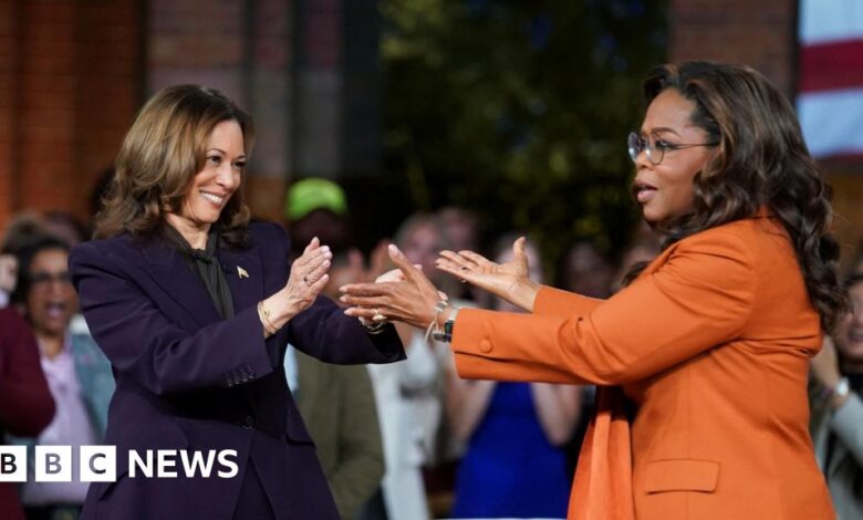 Harris and Oprah Host Star-Studded Rally in Michigan