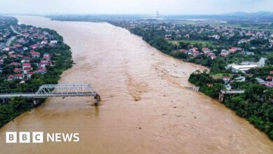 Typhoon Yagi Collapses Busy Bridge in Vietnam