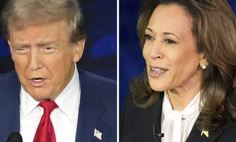 Harris and Trump's facial expressions stole the debate