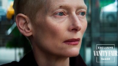 In the next act, Tilda Swinton takes off her disguise.