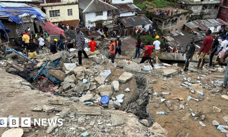 Building collapse in Freetown kills eight