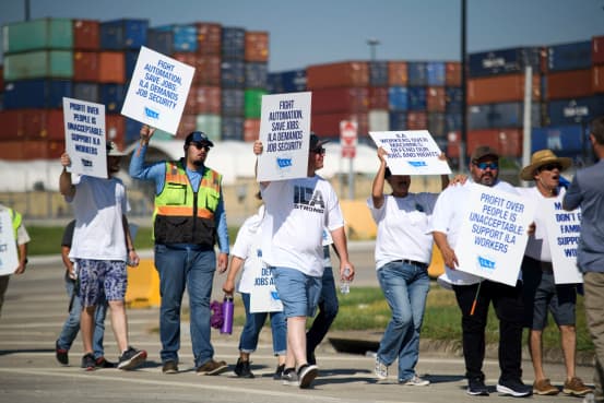 US ports reopen after dock workers end strike