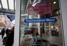 The container store received an investment of 40 million USD from outside