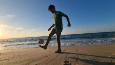 First perspective: The football dream remains alive in Gaza despite 'constant fires'