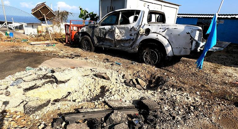 Israeli army 'deliberately destroyed' watchtowers, fences at UN peacekeeping site in southern Lebanon