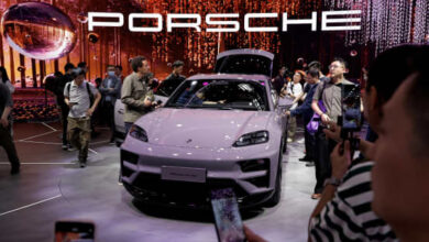 Porsche AG's sales fall amid slowing electric vehicle market woes in China