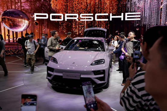 Porsche AG's sales fall amid slowing electric vehicle market woes in China