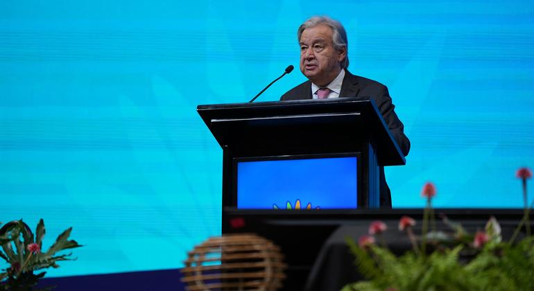 At COP16, Guterres called on the world to 'make wise choices...to make peace with nature'