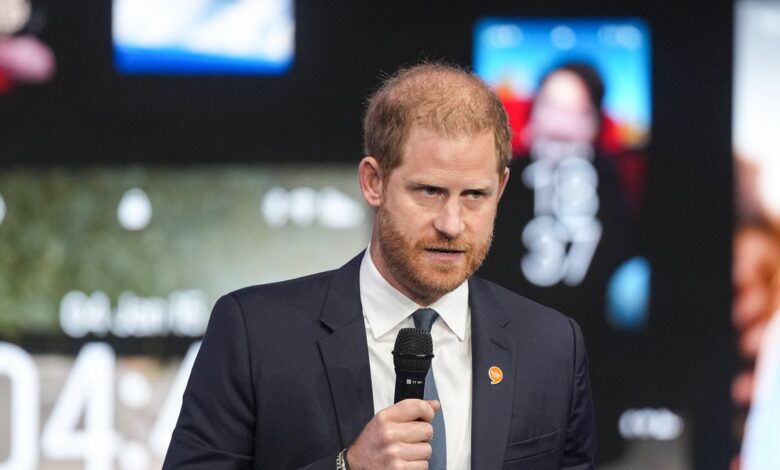 Prince Harry says smartphones are "stealing young people's childhood"