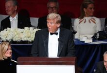 Trump blames speechwriter for his comedic failure at charity event in New York