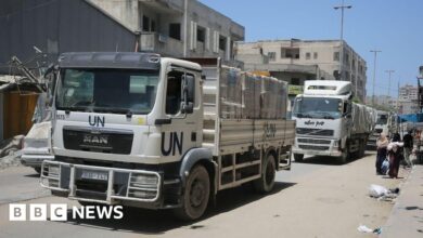 How much food has Israel given into northern Gaza?