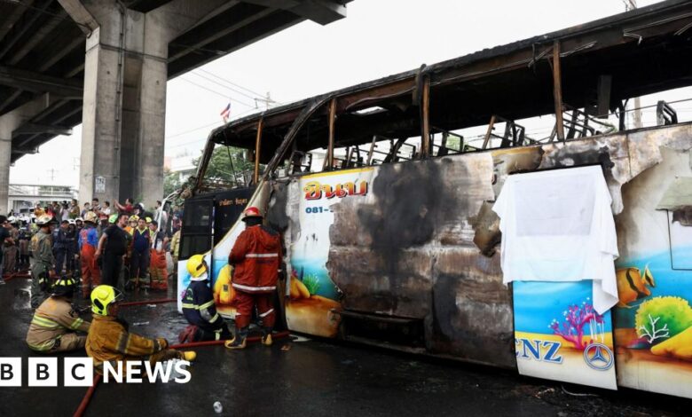 More than 20 children may have died in a bus accident in Thailand