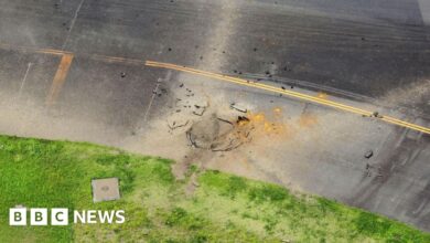 Explosions from American flights containing unexploded bombs at Japanese airports