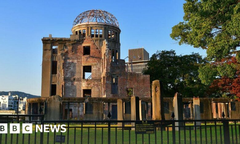 Survivors of the atomic bomb explosion in Japan win the Nobel Peace Prize