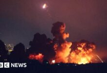 Huge explosion in Beirut after new Israeli air strikes