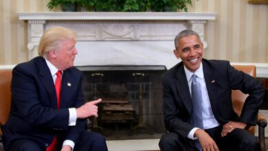 Barack Obama laughs at Trump's adult diaper joke as Trump proves he's a 78-year-old baby