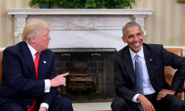 Barack Obama laughs at Trump's adult diaper joke as Trump proves he's a 78-year-old baby