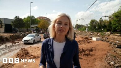 The BBC visits the devastating floods in Paiporta where dozens of people died