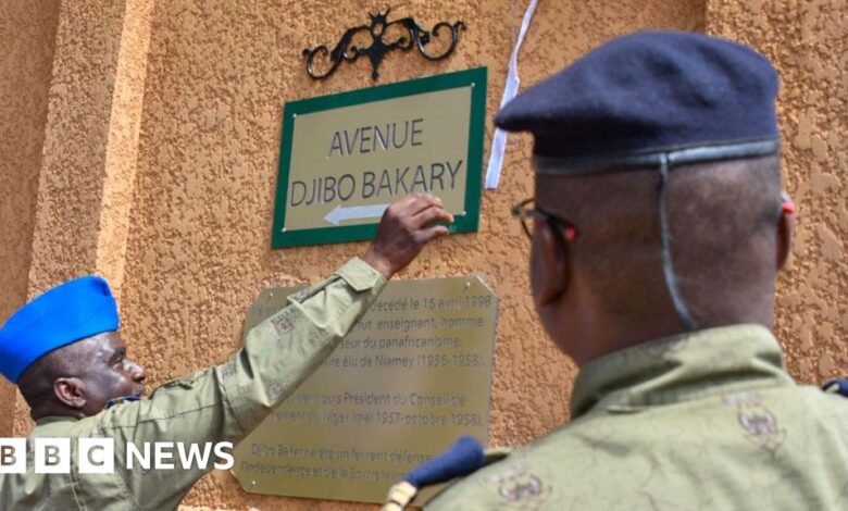 Niger drops French place names to honor local heroes