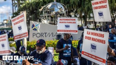 International Longshoremen's Union suspends port strikes through January